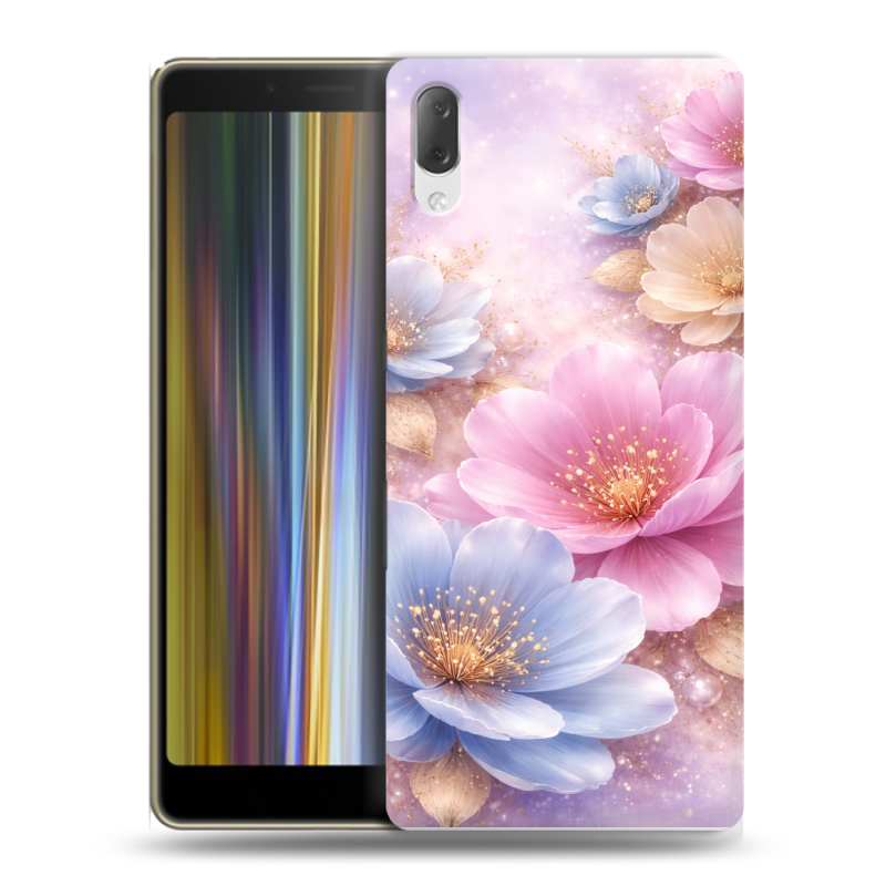 Пластиковый чехол на Sony Xperia L3 с принтом женский Пластиковый чехол на Sony Xperia L3 с принтом женский