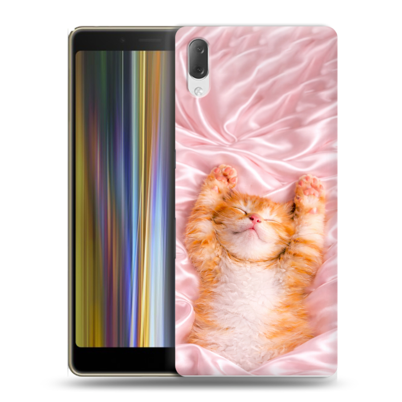 Пластиковый чехол на Sony Xperia L3 с принтом женский Пластиковый чехол на Sony Xperia L3 с принтом женский
