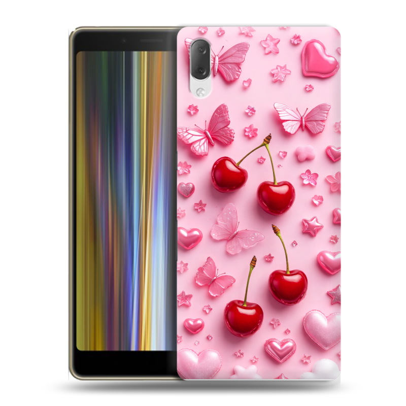 Пластиковый чехол на Sony Xperia L3 с принтом для девочек Пластиковый чехол на Sony Xperia L3 с принтом для девочек