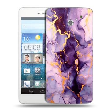 Пластиковый чехол на Huawei Ascend D2 с принтом Мрамор Пластиковый чехол на Huawei Ascend D2 с принтом Мрамор