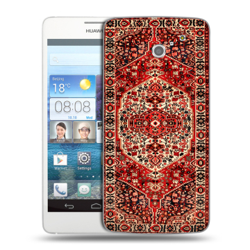 Пластиковый чехол на Huawei Ascend D2 с принтом Ковер