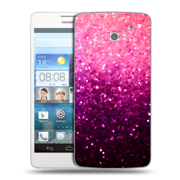 Пластиковый чехол на Huawei Ascend D2 с принтом Блестки Пластиковый чехол на Huawei Ascend D2 с принтом Блестки