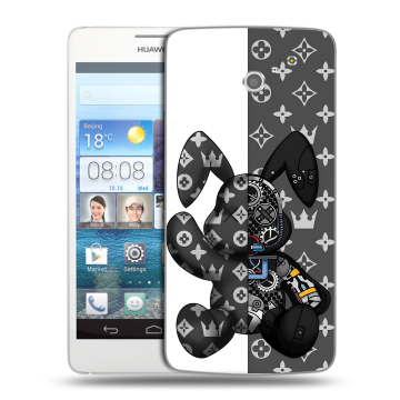 Пластиковый чехол на Huawei Ascend D2 с принтом Луи робот Пластиковый чехол на Huawei Ascend D2 с принтом Луи робот