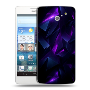Пластиковый чехол на Huawei Ascend D2 с принтом Абстракиция