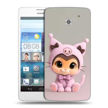 Пластиковый чехол на Huawei Ascend D2 с принтом Куроми Kuromi Пластиковый чехол на Huawei Ascend D2 с принтом Куроми Kuromi