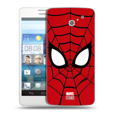 Пластиковый чехол на Huawei Ascend D2 с принтом человек паук spiderman Пластиковый чехол на Huawei Ascend D2 с принтом человек паук spiderman