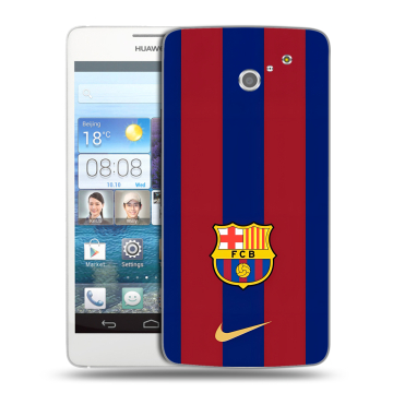 Пластиковый чехол на Huawei Ascend D2 с принтом Барселона Barcelona Пластиковый чехол на Huawei Ascend D2 с принтом Барселона Barcelona