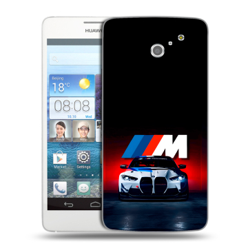 Пластиковый чехол на Huawei Ascend D2 с принтом БМВ BMW Пластиковый чехол на Huawei Ascend D2 с принтом БМВ BMW