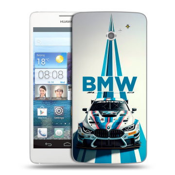 Пластиковый чехол на Huawei Ascend D2 с принтом БМВ BMW Пластиковый чехол на Huawei Ascend D2 с принтом БМВ BMW