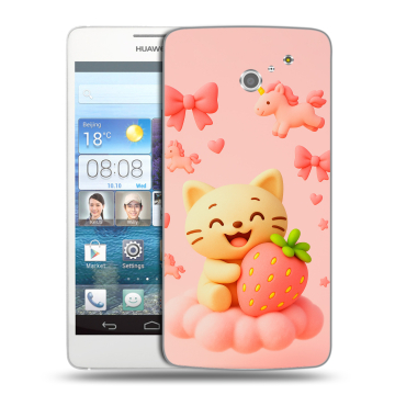 Пластиковый чехол на Huawei Ascend D2 с принтом для девочек Пластиковый чехол на Huawei Ascend D2 с принтом для девочек