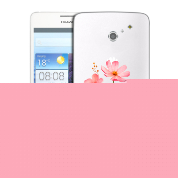 Пластиковый чехол на Huawei Ascend D2 с принтом Цветы
