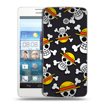 Пластиковый чехол на Huawei Ascend D2 с принтом One Piece Ван Пис