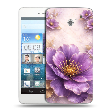 Пластиковый чехол на Huawei Ascend D2 с принтом женский Пластиковый чехол на Huawei Ascend D2 с принтом женский