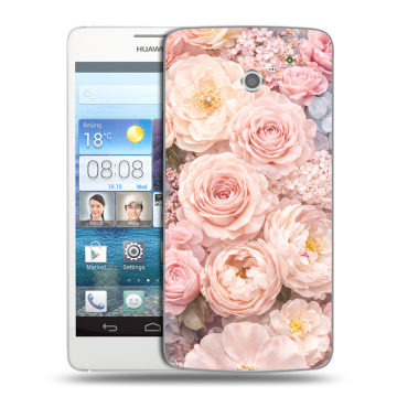 Пластиковый чехол на Huawei Ascend D2 с принтом женский Пластиковый чехол на Huawei Ascend D2 с принтом женский