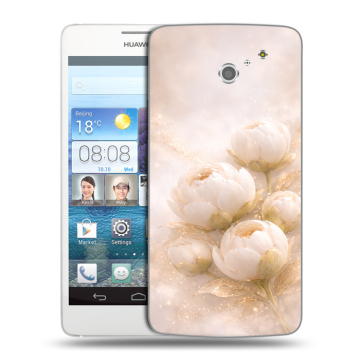 Пластиковый чехол на Huawei Ascend D2 с принтом женский Пластиковый чехол на Huawei Ascend D2 с принтом женский