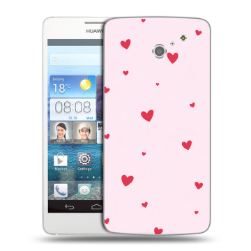 Пластиковый чехол на Huawei Ascend D2 с принтом для девочек Пластиковый чехол на Huawei Ascend D2 с принтом для девочек