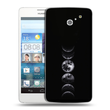 Пластиковый чехол на Huawei Ascend D2 с принтом женский Пластиковый чехол на Huawei Ascend D2 с принтом женский
