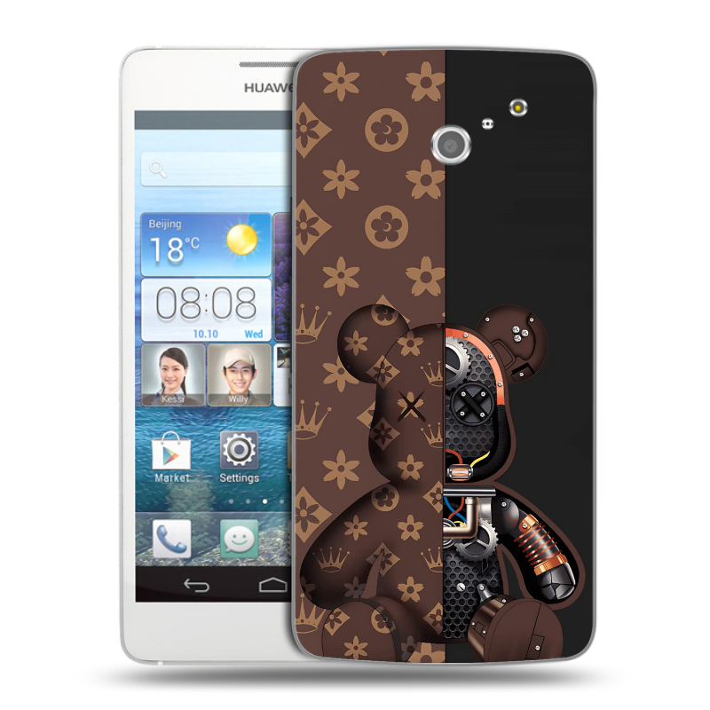 Пластиковый чехол на Huawei Ascend D2 с принтом Луи робот Пластиковый чехол на Huawei Ascend D2 с принтом Луи робот