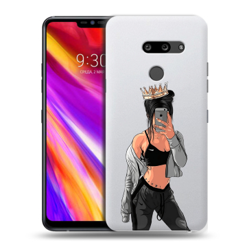 Пластиковый чехол на LG G8 ThinQ с принтом Женские принты Пластиковый чехол на LG G8 ThinQ с принтом Женские принты