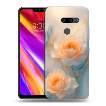 Пластиковый чехол на LG G8 ThinQ с принтом Женский Пластиковый чехол на LG G8 ThinQ с принтом Женский
