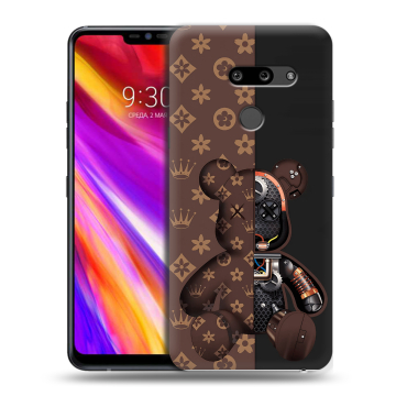 Пластиковый чехол на LG G8 ThinQ с принтом Луи робот Пластиковый чехол на LG G8 ThinQ с принтом Луи робот