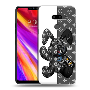 Пластиковый чехол на LG G8 ThinQ с принтом Луи робот Пластиковый чехол на LG G8 ThinQ с принтом Луи робот