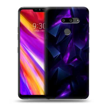 Пластиковый чехол на LG G8 ThinQ с принтом Абстракиция Пластиковый чехол на LG G8 ThinQ с принтом Абстракиция