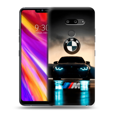 Пластиковый чехол на LG G8 ThinQ с принтом БМВ BMW Пластиковый чехол на LG G8 ThinQ с принтом БМВ BMW