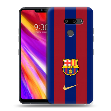 Пластиковый чехол на LG G8 ThinQ с принтом Барселона Barcelona