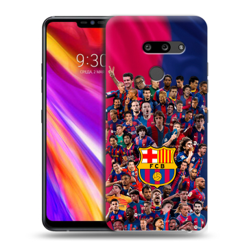 Пластиковый чехол на LG G8 ThinQ с принтом Барселона Barcelona Пластиковый чехол на LG G8 ThinQ с принтом Барселона Barcelona