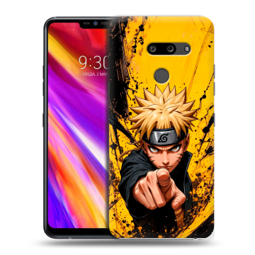 Пластиковый чехол на LG G8 ThinQ с принтом Naruto Наруто Пластиковый чехол на LG G8 ThinQ с принтом Naruto Наруто