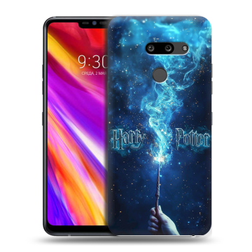 Пластиковый чехол на LG G8 ThinQ с принтом Harry Potter Гарри Поттер Пластиковый чехол на LG G8 ThinQ с принтом Harry Potter Гарри Поттер