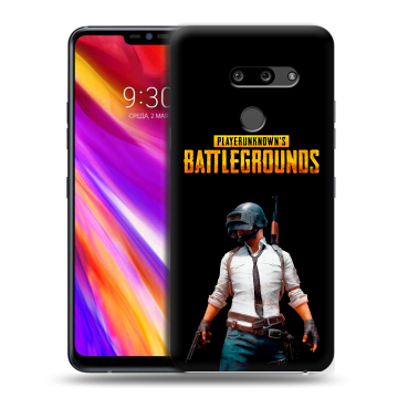 Пластиковый чехол на LG G8 ThinQ с принтом PUGB ПАГБ Пластиковый чехол на LG G8 ThinQ с принтом PUGB ПАГБ