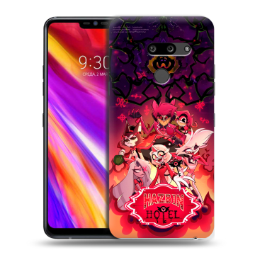 Пластиковый чехол на LG G8 ThinQ с принтом Hazbin Hotel Отель Хазбин Пластиковый чехол на LG G8 ThinQ с принтом Hazbin Hotel Отель Хазбин