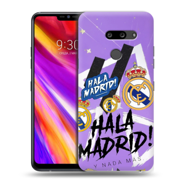 Пластиковый чехол на LG G8 ThinQ с принтом Real Madrid Реал Мадрид Пластиковый чехол на LG G8 ThinQ с принтом Real Madrid Реал Мадрид