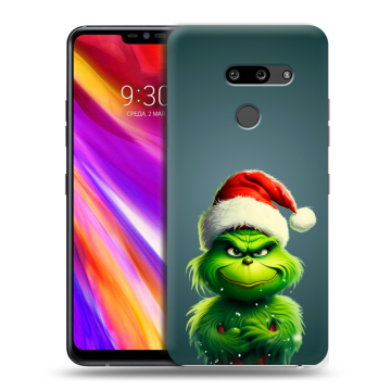 Пластиковый чехол на LG G8 ThinQ с принтом Новый год Пластиковый чехол на LG G8 ThinQ с принтом Новый год