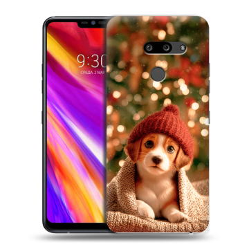 Пластиковый чехол на LG G8 ThinQ с принтом Новый год Пластиковый чехол на LG G8 ThinQ с принтом Новый год
