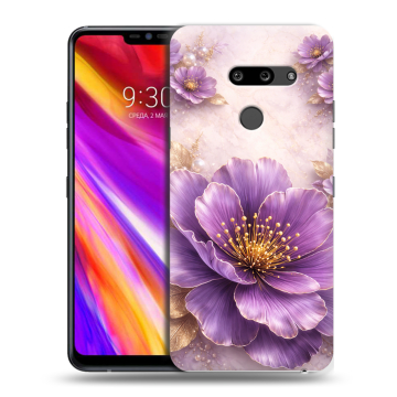 Пластиковый чехол на LG G8 ThinQ с принтом женский Пластиковый чехол на LG G8 ThinQ с принтом женский