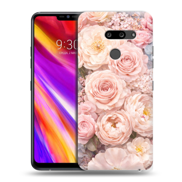 Пластиковый чехол на LG G8 ThinQ с принтом женский Пластиковый чехол на LG G8 ThinQ с принтом женский