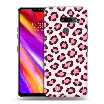 Пластиковый чехол на LG G8 ThinQ с принтом для девочек