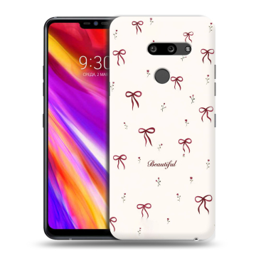 Пластиковый чехол на LG G8 ThinQ с принтом для девочек Пластиковый чехол на LG G8 ThinQ с принтом для девочек