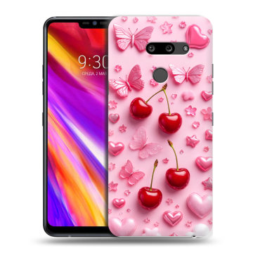 Пластиковый чехол на LG G8 ThinQ с принтом для девочек Пластиковый чехол на LG G8 ThinQ с принтом для девочек