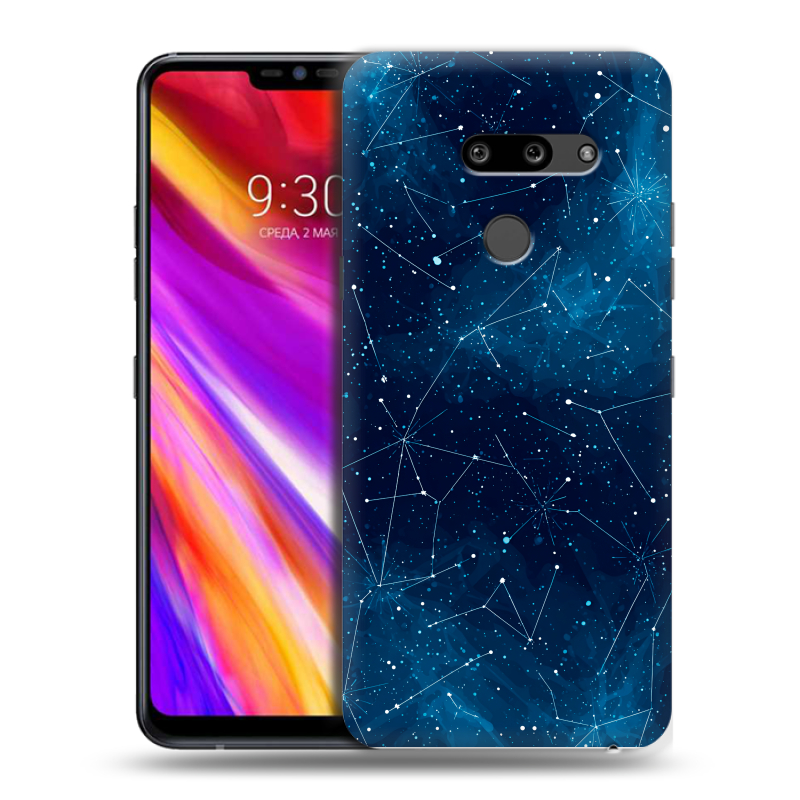Пластиковый чехол на LG G8 ThinQ с принтом Космос звезды Пластиковый чехол на LG G8 ThinQ с принтом Космос звезды