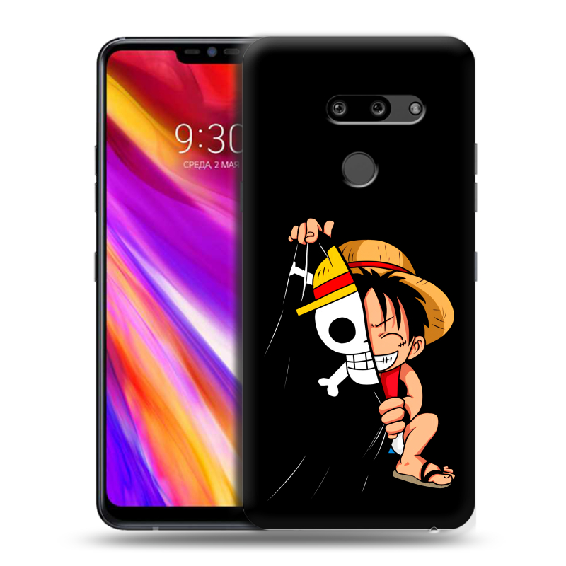 Пластиковый чехол на LG G8 ThinQ с принтом One Piece Ван Пис Пластиковый чехол на LG G8 ThinQ с принтом One Piece Ван Пис