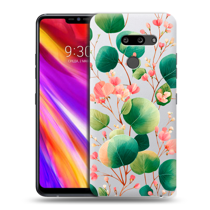 Пластиковый чехол на LG G8 ThinQ с принтом женский Пластиковый чехол на LG G8 ThinQ с принтом женский