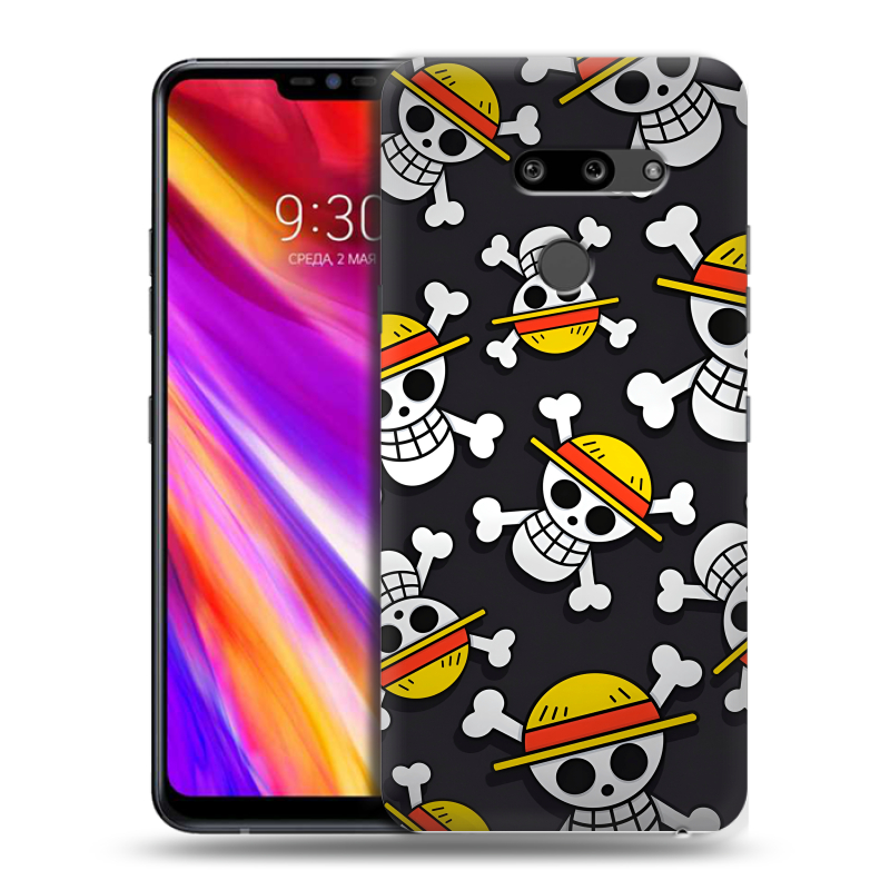 Пластиковый чехол на LG G8 ThinQ с принтом One Piece Ван Пис Пластиковый чехол на LG G8 ThinQ с принтом One Piece Ван Пис