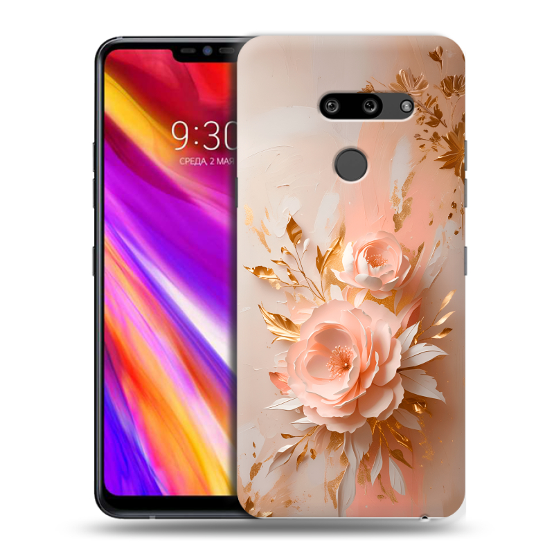 Пластиковый чехол на LG G8 ThinQ с принтом женский Пластиковый чехол на LG G8 ThinQ с принтом женский
