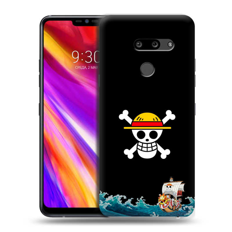 Пластиковый чехол на LG G8 ThinQ с принтом One Piece Ван Пис Пластиковый чехол на LG G8 ThinQ с принтом One Piece Ван Пис