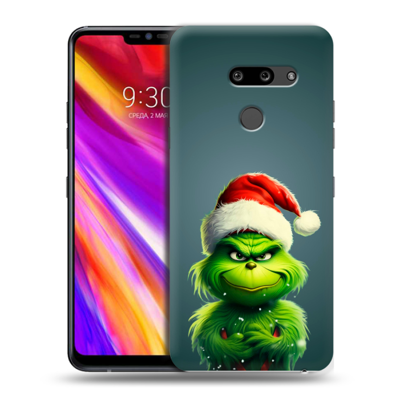 Пластиковый чехол на LG G8 ThinQ с принтом Новый год Пластиковый чехол на LG G8 ThinQ с принтом Новый год