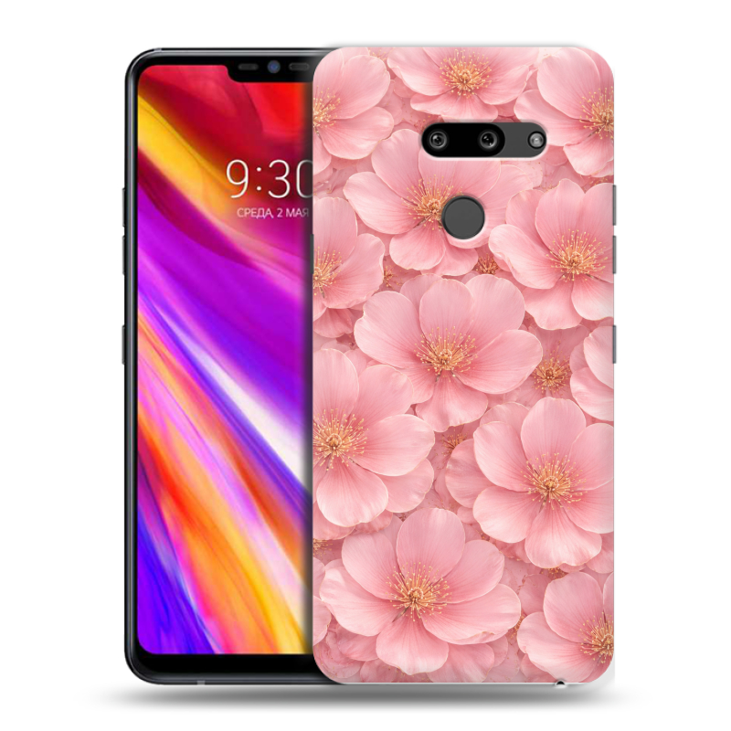 Пластиковый чехол на LG G8 ThinQ с принтом женский Пластиковый чехол на LG G8 ThinQ с принтом женский